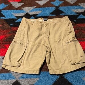 Men's Tan Nike Cargo Shorts
